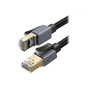 Патч-корд 3m F/FTP cat 8 RJ-45 black 40Gbps 2000MHz Ugreen (85629) - зменшене зображення 3