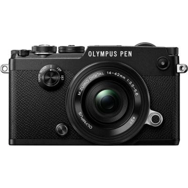 Цифровий фотоапарат Olympus PEN-F Pancake Zoom 14-42 mm Kit black (V204061BE000) - изображение 1