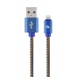 Дата кабель USB 2.0 AM to Lightning 2.0m Cablexpert (CC-USB2J-AMLM-2M-BL) - зменшене зображення 1