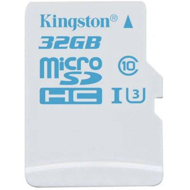 Карта пам'яті Kingston 32GB microSDHC class 10 UHS-I U3 (SDCAC/32GBSP) - зображення 1