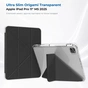 Чохол до планшета BeCover Ultra Slim Origami Transparent Apple iPad Pro 11" M5 2025 Black (715954) - зменшене зображення 1