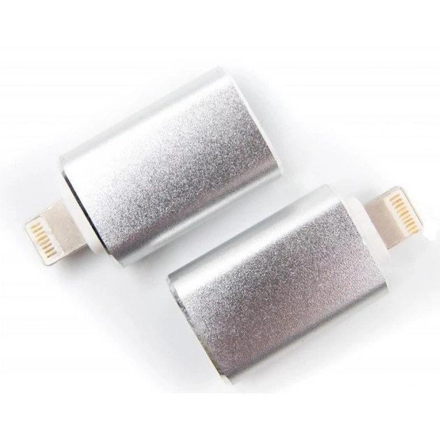 Переходник OTG USB 2.0 AF to Lightning grey Dengos (ADP-016) - изображение 1