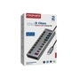 Концентратор USB Type-C Promate Gegahub-5G 10 in 1 Grey (gegahub-5g) - зменшене зображення 6