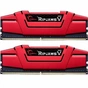 Модуль пам'яті для комп'ютера DDR4 16GB (2x8GB) 2666 MHz RipjawsV RED G.Skill (F4-2666C15D-16GVR) - уменьшенное изображение 1