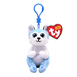 М'яка іграшка Ty брелок Beanie Bellies Хаскі Thunder 12 см (43105) зображення 1