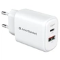 Зарядное устройство Armorstandart 1xUSB-C + 1xUSB 20W GaN white (ARM89531) - уменьшенное изображение 3