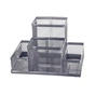 Подставка для мелочей Buromax 154 x 103 x 100 мм, металлическая, серебряная (BM.6246-24) - уменьшенное изображение 1