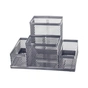 Підставка для дрібниць Buromax 154 x 103 x 100 мм, металева, срібна (BM.6246-24) - зменшене зображення 1