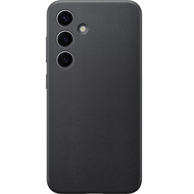 Чехол-накладка Samsung Vegan Leather Case для Samsung Galaxy S24 SM-S921 Black (GP-FPS921HCABW) - изображение 1