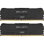Модуль пам'яті для комп'ютера DDR4 64GB (2x32GB) 3200 MHz Ballistix Black Micron (BL2K32G32C16U4B) - уменьшенное изображение 1