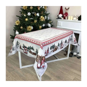 Скатертина Прованс гобеленова Snowfall 95х100 см (23410) зображення 1