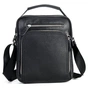 Сумка Vintage Месенджер шкіряна Чорна (20247) - зменшене зображення 1