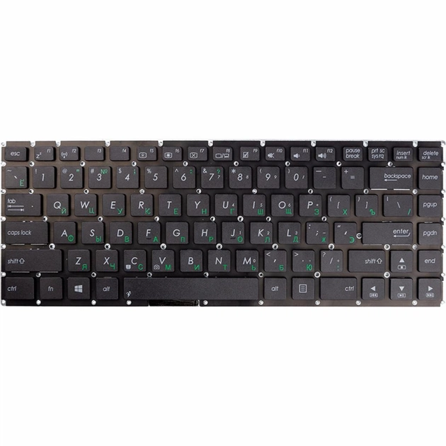 Клавиатура ноутбука ASUS S46, K46 черн (KB310724) - изображение 1