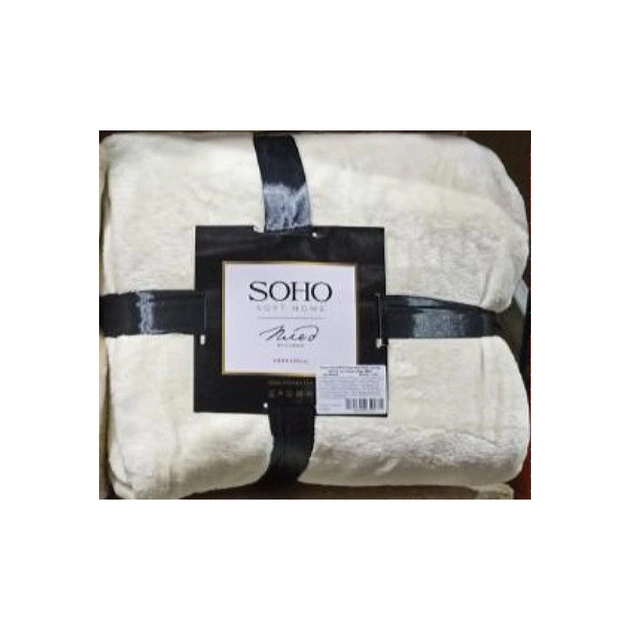 Плед Soho флісовий 200x230 см Pattern Крем МІКС (1026К) - изображение 1