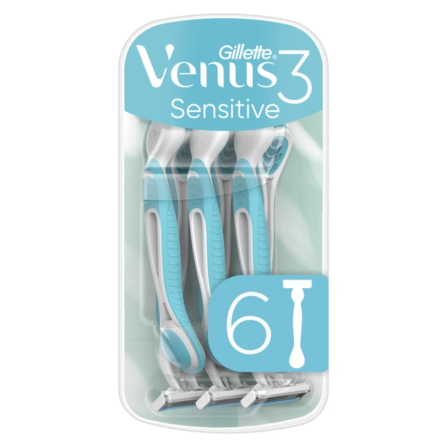 Бритва Gillette Venus 3 Sensitive 6 шт. (7702018487158) - picture 1