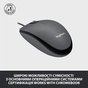 Мишка Logitech M100 USB Black (910-006652) - зменшене зображення 4