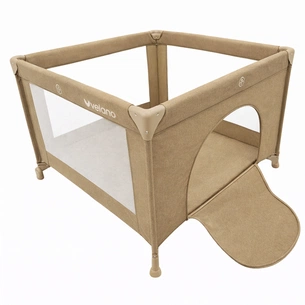 Дитячий манеж Velano квадратний Cubo, beige (46164) изображение 1