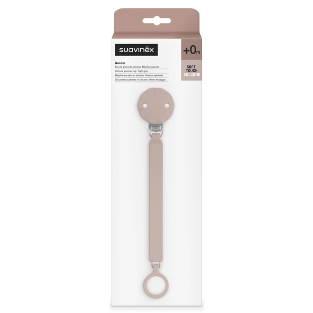 Кліпса для пустушок Suavinex Wonder світло-рожева (402547) - picture 5