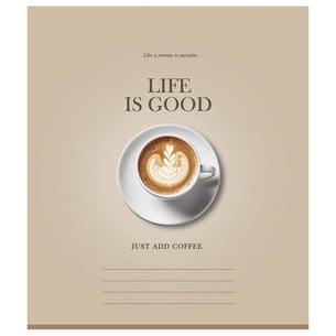 Зошит Школярик Life is good 60 аркушів клітинка (060-3670K) зображення 1