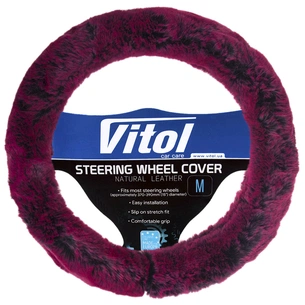 Чехол на руль VITOL M пурпур. (VLOD-F101 BK/PRL M) изображение 1