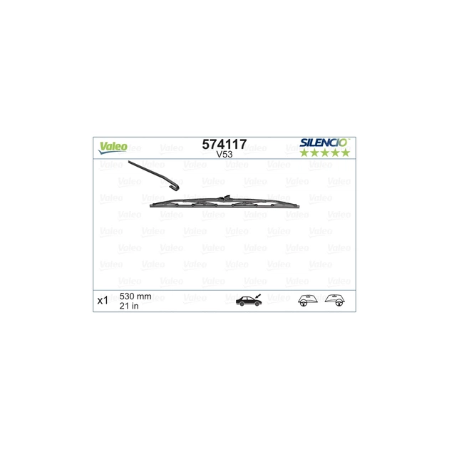 Щітка склоочисника Valeo 574117 - зображення 1