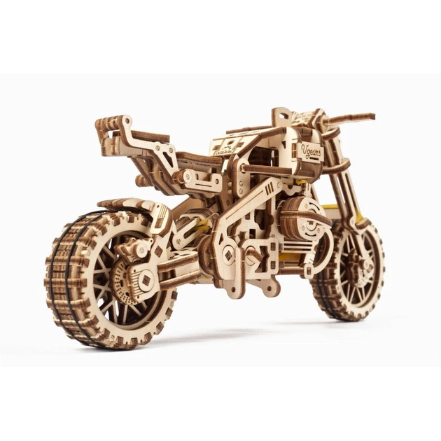 Конструктор Ugears Scrambler UGR-10 з мотоколяскою (70137) - изображение 6