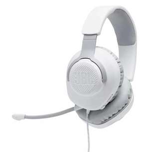 Навушники JBL Quantum 100 White (JBLQUANTUM100WHT) зображення 1