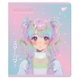 Зошит Yes Anime star А5 18 аркушів клітинка (767514) - зменшене зображення 3