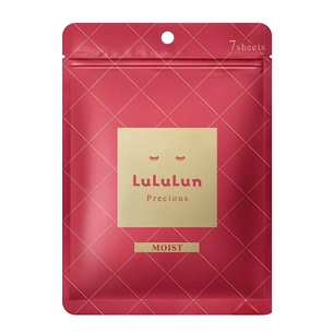 Маска для обличчя Lululun Precious Moist Red Face Mask Антивікова Зволожуюча 7 шт. (4582305068887) зображення 1