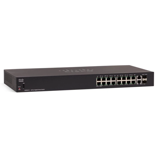 Комутатор мережевий Cisco SG250-18-K9-EU - изображение 1