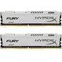 Модуль пам'яті для комп'ютера DDR4 16GB (2x8GB) 2666 MHz HyperX Fury White Kingston Fury (ex.HyperX) (HX426C16FW2K2/16) - зменшене зображення 1