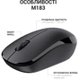 Мишка OfficePro M183 Wireless Black (M183) - зменшене зображення 5