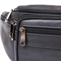Сумка Vintage Чоловіча шкіряна на пояс Чорна (20487) - зменшене зображення 6