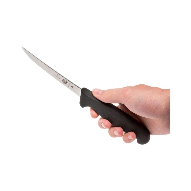 Кухонный нож Victorinox Fibrox Boning 12 см Black (5.6203.12) - изображение 6
