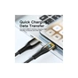 Дата кабель USB 2.0 AM to USB-C 2.0m 7A black Essager (EXCT-XJA01-P) - зменшене зображення 4