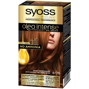 Фарба для волосся Syoss Oleo Intense 6-76 Мерехтливий мідний 115 мл (4015000999090) зображення 1