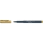 Маркер Faber-Castell металік для декору Metallics Marker Heart of gold, M (1,5 мм), колір золотий (30346) - зменшене зображення 4