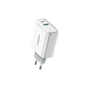 Зарядний пристрій Ugreen CD170 36W USB + Type-C Charger (White) (60468) - зменшене зображення 1