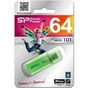 USB флеш накопичувач Silicon Power 64GB Helios 101 Green USB 2.0 (SP064GBUF2101V1N) - зменшене зображення 5