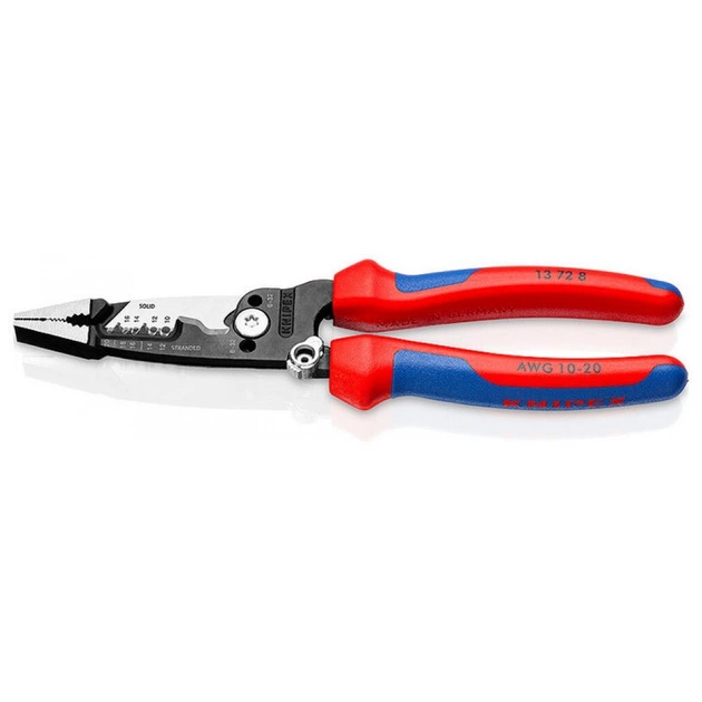 Знімач ізоляції KNIPEX багатофункціональні кліщі для електромонтажних робіт (13 72 8) - зображення 1