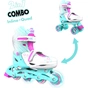 Роликові ковзани Neon Сombo Turquoise розмір 34-37 (NT10T4) - зменшене зображення 1