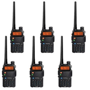 Портативна рація Baofeng UV-5R Black Six Pack комплект 6 шт (2200000758965) зображення 1