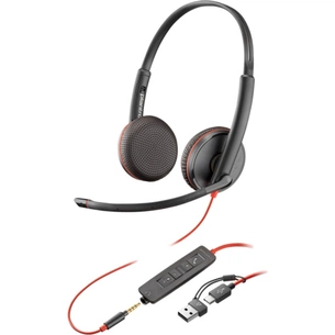 Навушники Poly Blackwire 3225 USB-A/C/+ 3.5mm (8X229AA) зображення 1