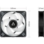 Кулер до корпусу Arctic P14 PWM PST A-RGB (ACFAN00239A) - зменшене зображення 6