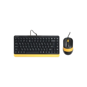 Комплект A4Tech F1110 USB Bumblebee (4711421987615) зображення 1