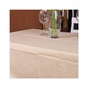 Скатертина MirSon Рогожа №204 Creamy 130x130 см (2200006737896) - зменшене зображення 3