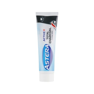 Зубна паста Astera Active+ Total Charcoal Комплексний догляд з активованим вугіллям 100 мл (3800013511312) зображення 1