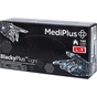 Медичні рукавички MediPlus BlackyPlus Light Нітрилові оглядові нестерильні неприпудрені Чорні Розмір L 100 шт. (6970245754515) - зменшене зображення 1