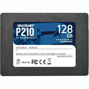 Накопичувач SSD 2.5" 128GB Patriot (P210S128G25) зображення 1