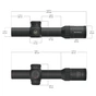 Оптичний приціл Vector Optics Continental 1-10x28 (34mm) illum. ED FFP VET-CTR (SCFF-47) - уменьшенное изображение 10